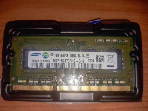 Zdjęcie oferty: Pamięć RAM SODIMM DDR3 Samsung 1GB