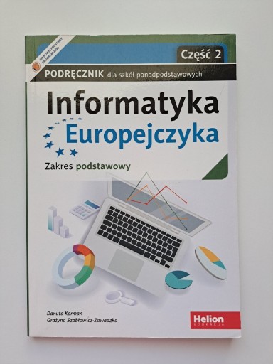 Zdjęcie oferty: "Informatyka Europejczyka" podręcznik do klasy II