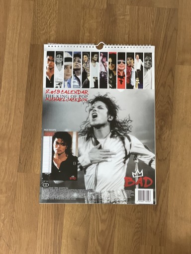 Zdjęcie oferty: Michael Jackson Kalendarz 2019