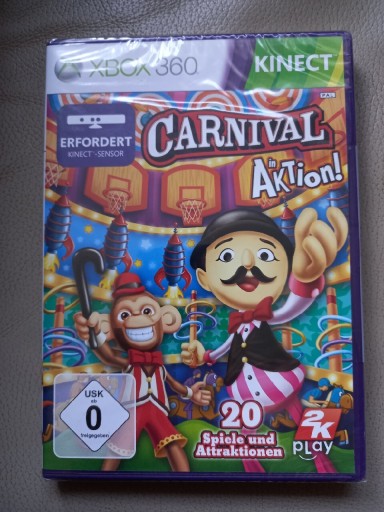 Zdjęcie oferty: Nowa gra Carnival na xbox 360 kinect Nowa w folii!!!