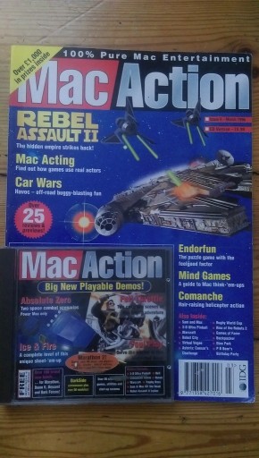 Zdjęcie oferty: Mac Action - March 1996 + CD