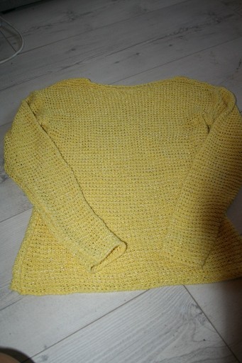 Zdjęcie oferty: Sweterek ażurowy żółty 158 tanio okazja niska cena