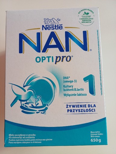 Zdjęcie oferty: Mleko modyfikowane Nan OptiPro 1