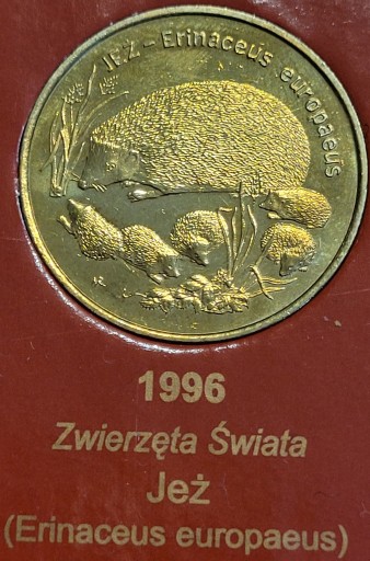 Zdjęcie oferty: 2zł,1996r, JEŻ- piękna (472)