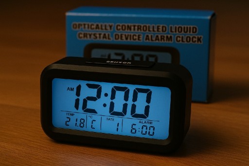 Zdjęcie oferty: Zegar elektroniczny z budzikiem i termometrem LED