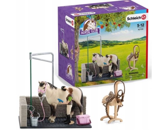 Zdjęcie oferty: Zestaw Schleich Myjnia dla koni 42104 pudełko