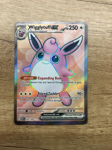 Zdjęcie oferty: Karta Pokemon Wigglytuff ex oryginalna 187/165