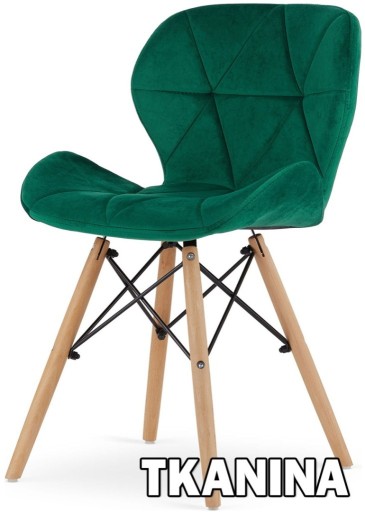 Zdjęcie oferty: Krzesło tapicerowane VASTO GREEN VELVET