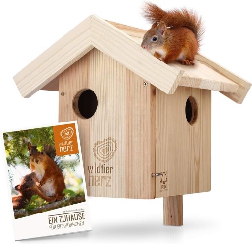Zdjęcie oferty: Wildtier Herz Drewniany domek dla Wiewiórek 