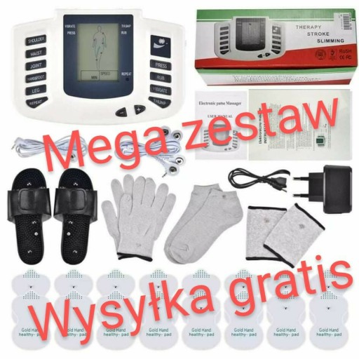 Zdjęcie oferty: Elektrostymulator mięśni TENS EMS rehabilitacja 