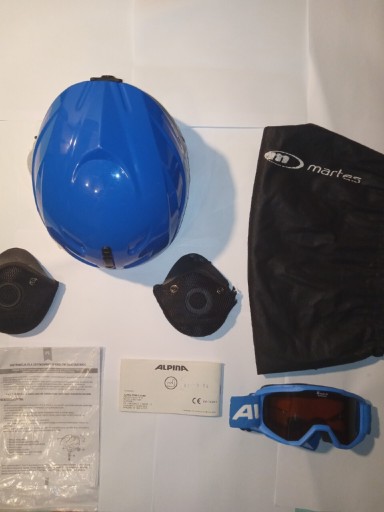 Zdjęcie oferty: Kask Martes oraz gogle Alpina