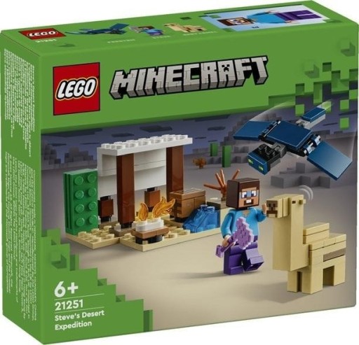 Zdjęcie oferty: LEGO Minecraft 21251 Pustynna wyprawa Steve’a