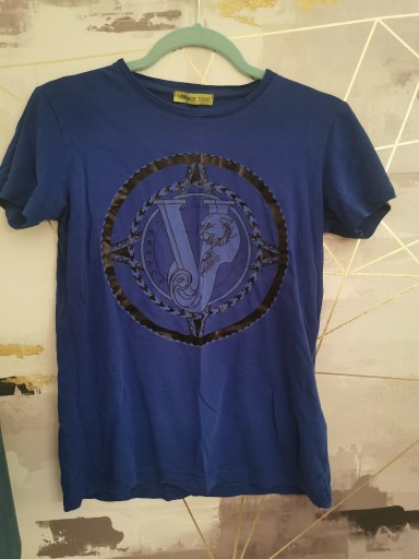 Zdjęcie oferty: Koszulka damska t-shirt niebieska Versace Jeans XS