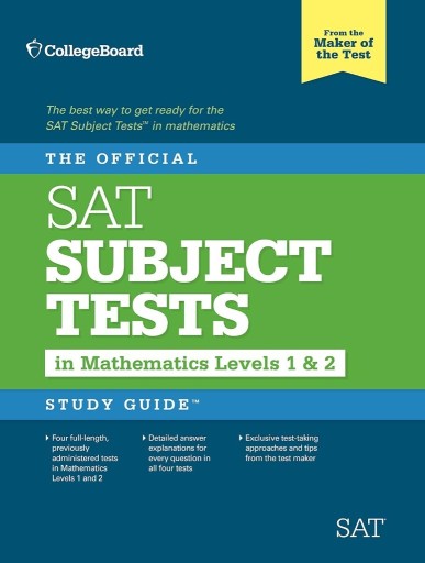 Zdjęcie oferty: The Official SAT Subject Tests in Mathematics