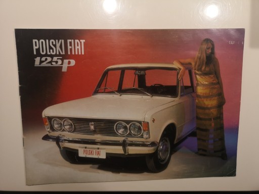 Zdjęcie oferty: Polski Fiat 125p prospekt reklamowy 1971 PRL