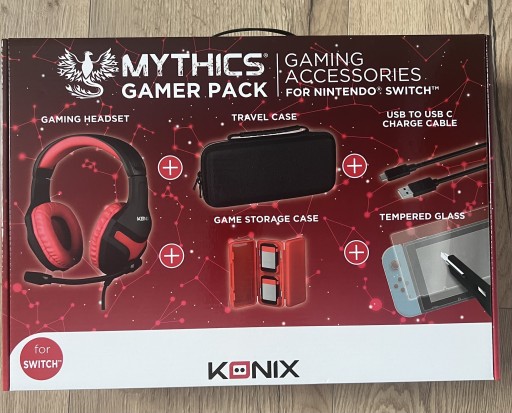 Zdjęcie oferty: Nintendo zestaw akcesoriów Konix Mythics KX-GPK-NS