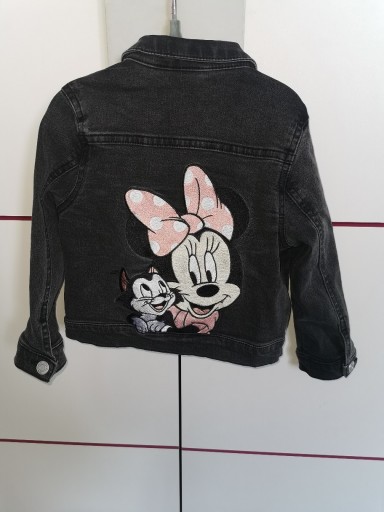 Zdjęcie oferty: H&m super jeansowa kurtka katana Myszka Minnie 3-4