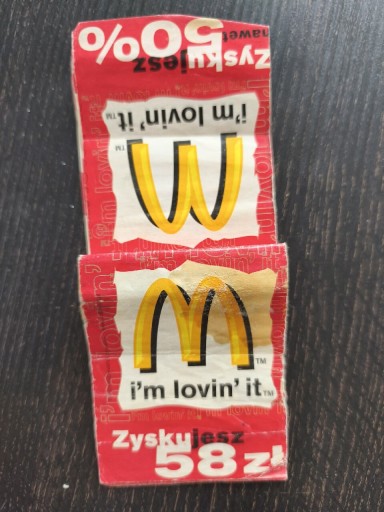Zdjęcie oferty: Mc Donald's. Ulotka z McDonaldsa z 2003 roku