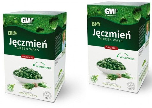 Zdjęcie oferty: 2 x JĘCZMIEŃ BIO Green Ways mini tabletki 210 g.