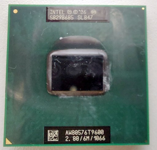 Zdjęcie oferty: Intel Core 2 Duo T9600 SLB47 2.8 GHz Dual