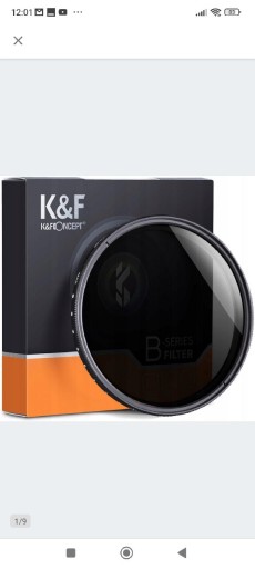 Zdjęcie oferty: Filtr szary K&F Concept Standard 67mm