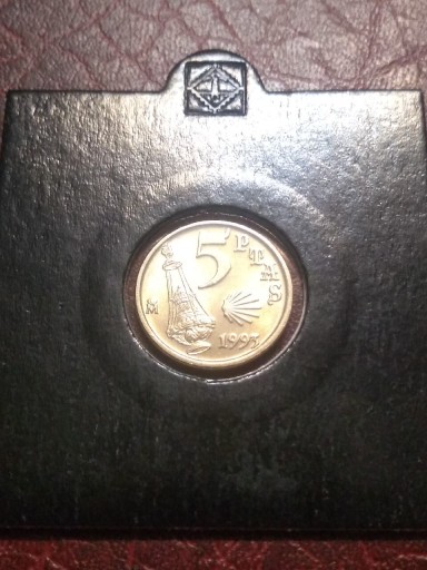 Zdjęcie oferty: Moneta Hiszpania 5 peset 1993 rok święty Jakubowy 