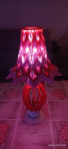 Zdjęcie oferty: Lampka z origami modułowego.