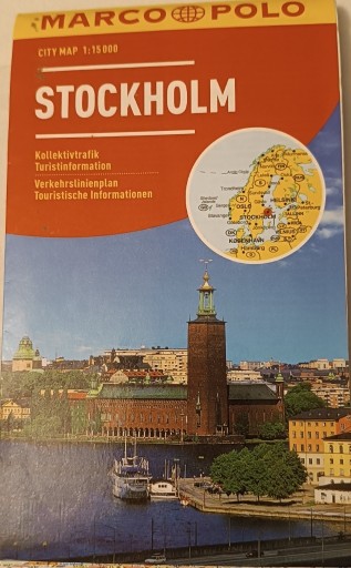 Zdjęcie oferty: Sztokholm plan miasta Marco Polo 1:15 000