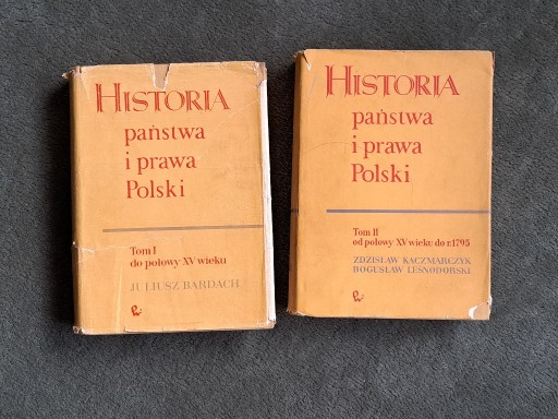 Zdjęcie oferty: Historia państwa i prawa Polski t.1,2 Bardach i in