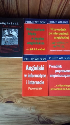 Zdjęcie oferty: Angielski bez cenzury + Philip Wilson x4