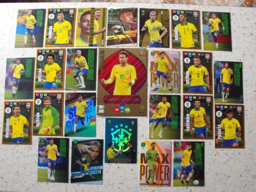 Zdjęcie oferty: Karty FIFA 365 PANINI, Reprezentacja Brazylii.