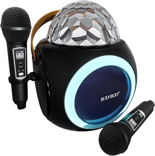 Zdjęcie oferty: System nagłośnieniowy do karaoke z 2 mikrofonami