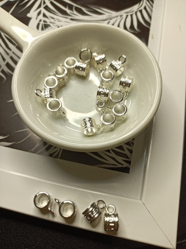 Zdjęcie oferty: Przekładki zawieszka biżuteria handmade srebrne