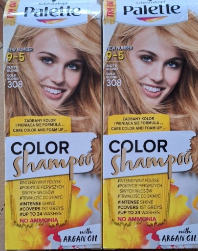 Zdjęcie oferty: Palette 9-5 szampon koloryzujący 2szt