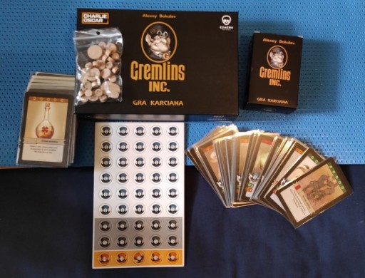 Zdjęcie oferty: Gremlin Inc. gra karciana / planszowa + GRATISY