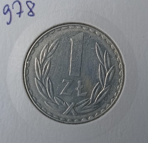 Zdjęcie oferty: 2 monety1zl 1978 ze znakiem menn i bez znaku men  
