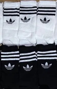 Zdjęcie oferty: Wysokie Skarpety Adidas biały,czarny rozmiar 36-45
