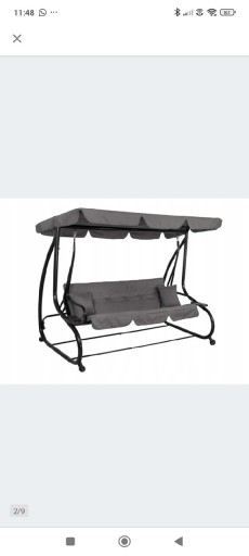 Zdjęcie oferty: Huśtawka ogrodowa wolnostojąca Springos 50 x 172cm