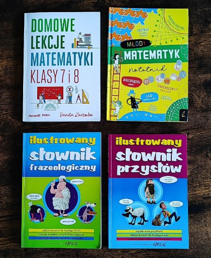 Zdjęcie oferty: ZESTAW KSIĄŻEK DLA MŁODEGO MATEMATYKA I HUMANISTY