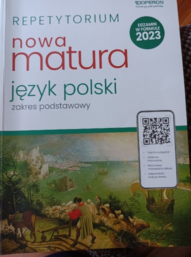 Zdjęcie oferty: Repetytorium nowa matura 2023 język polski operon