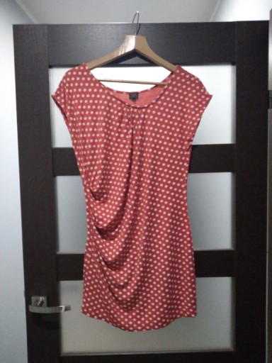 Zdjęcie oferty: Czerwona sukienka w grochy VA Milano r. L