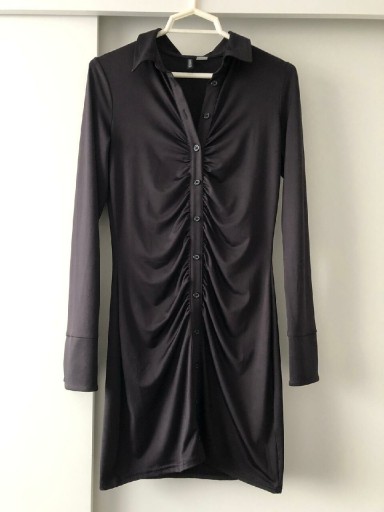 Zdjęcie oferty: Sukienka z kołnierzykiem czarna H&M Divided M/38