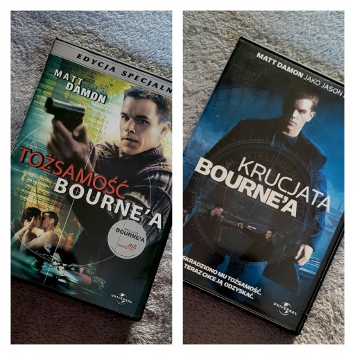 Zdjęcie oferty: "Tożsamość Bourne'a"/"Krucjata Bourne'a" filmy DVD