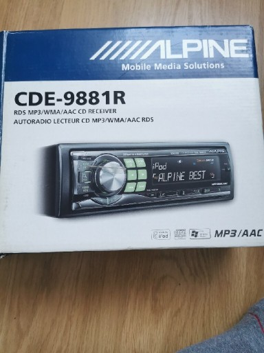 Zdjęcie oferty: Radio Alpine CDE-9881R