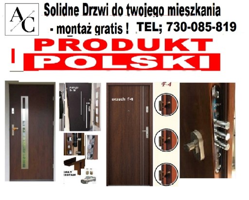 Zdjęcie oferty: DRZWI zewnętrzne-wejściowe z montażem GRATIS