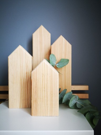Zdjęcie oferty: Domki dekoracyjne lite drewno