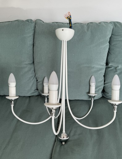 Zdjęcie oferty: Żyrandol świecznikowy 5 ramienny lampa wisząca