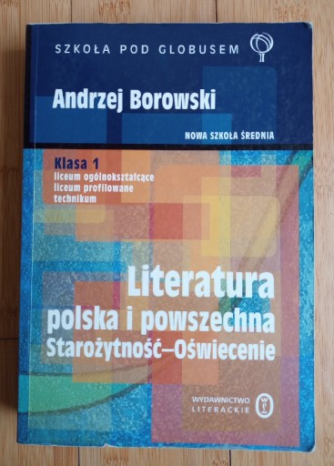 Zdjęcie oferty: Andrzej Borowski - Literatura polska i powszechna