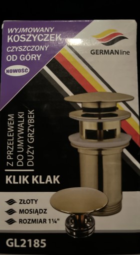 Zdjęcie oferty: Klik klak złoty germanline gl2185