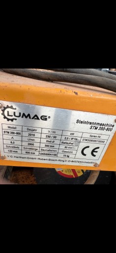 Zdjęcie oferty: Maszyna do cięcia cegły ,LumagSTM 350-800